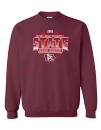 Image 1 of MAROON State XC CREW SWEATSHIRT
