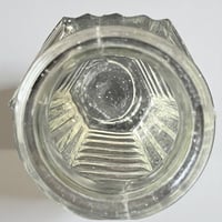 Image 6 of Vase à jacinthe Art Déco – Verre moulé ancien (vers 1930) – Style Skyscraper