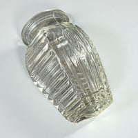 Image 4 of Vase à jacinthe Art Déco – Verre moulé ancien (vers 1930) – Style Skyscraper