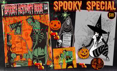 Image of SPOOKY SPECIAL 2025  WITCH  print way - LESS STUFF NO BAG