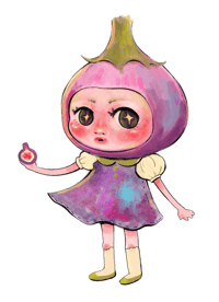Figgy the Fig Sticker 