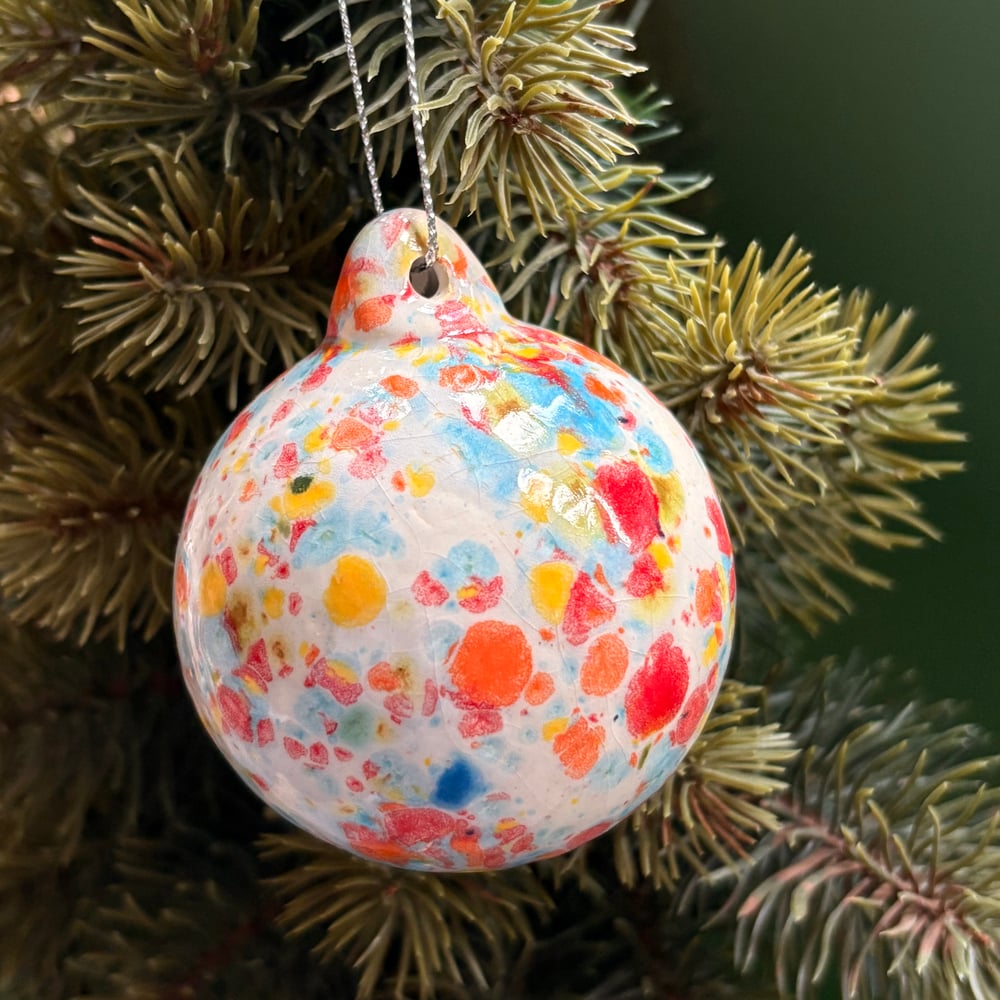 Image of Confetti Glaze Bauble