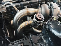 Image 1 of AK Vortec 4200 Into E36 Down Pipe (fully back-burged)
