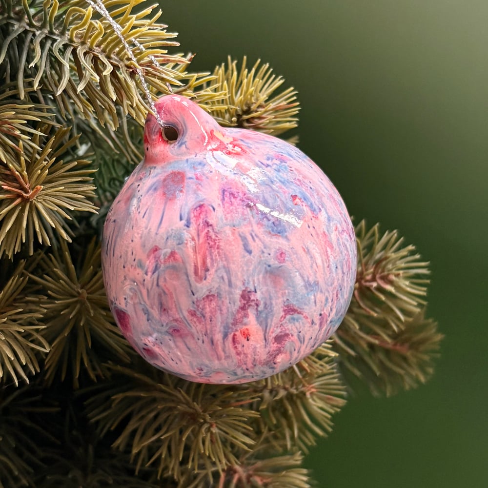 Image of Pink Candy Glaze Bauble