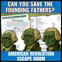 Image 1 of American Revolution Escape Room - Can You Save the Founding Fathers? 