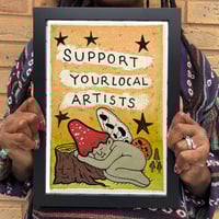Support Local Artists A4 Print 