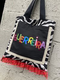 Image 2 of Bolsiña feita a man. GUERREIRA cebra. Deseño exclusivo!