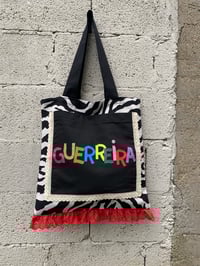 Image 3 of Bolsiña feita a man. GUERREIRA cebra. Deseño exclusivo!