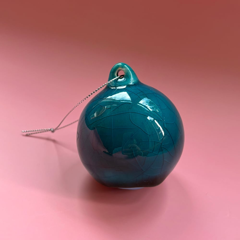 Image of Frozen Lake Glaze Bauble
