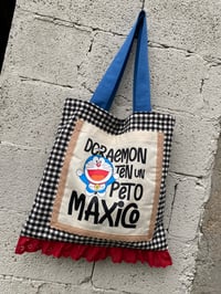 Image 3 of Bolsiña feita a man. DORAEMON. Deseño exclusivo!