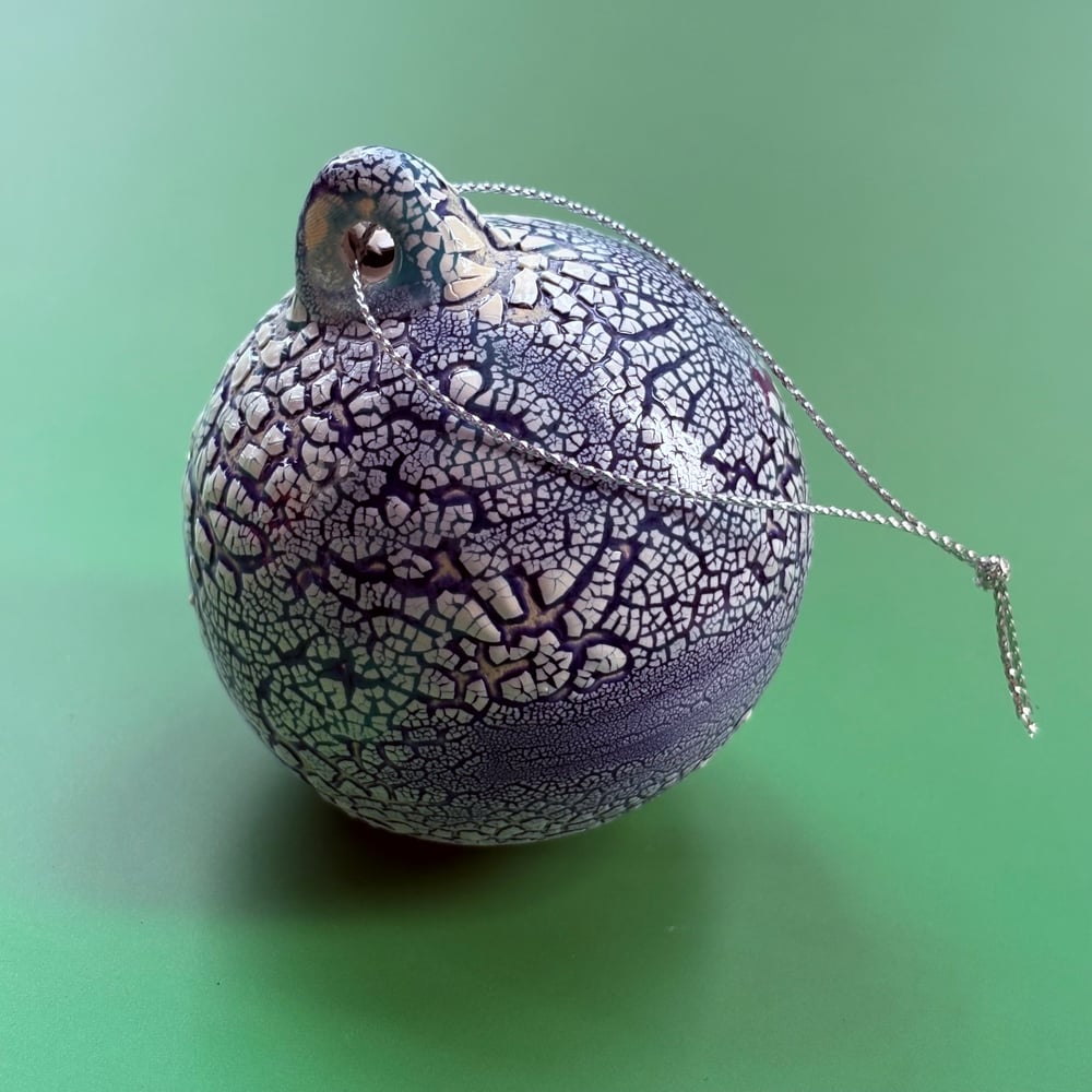 Image of Midnight ice Glaze Bauble
