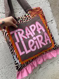 Image 3 of Bolsiña feita a man. TRAPALLEIRA estampado animal. Deseño exclusivo!