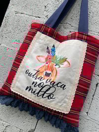 Image 2 of Bolsiña feita a man. OUTRA VACA NO MILLO. Deseño exclusivo!