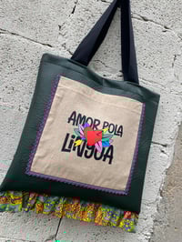 Image 3 of Bolsiña feita a man. AMOR POLA LINGUA polipiel. Deseño exclusivo!