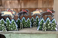 Image 2 of  2025 Holiday Alpine Lab Jumper Yellow Ribbon Stripe