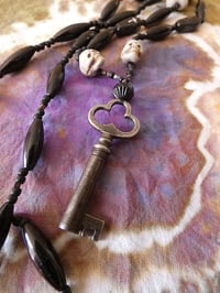 Image 3 of Key and Skulls Necklace - Free Shipping