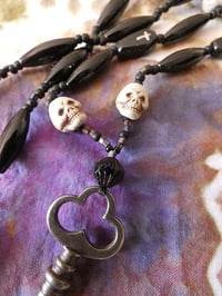 Image 1 of Key and Skulls Necklace - Free Shipping