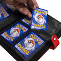 Image 2 of Premium Red 4-Pocket Snap Binder for Pokémon