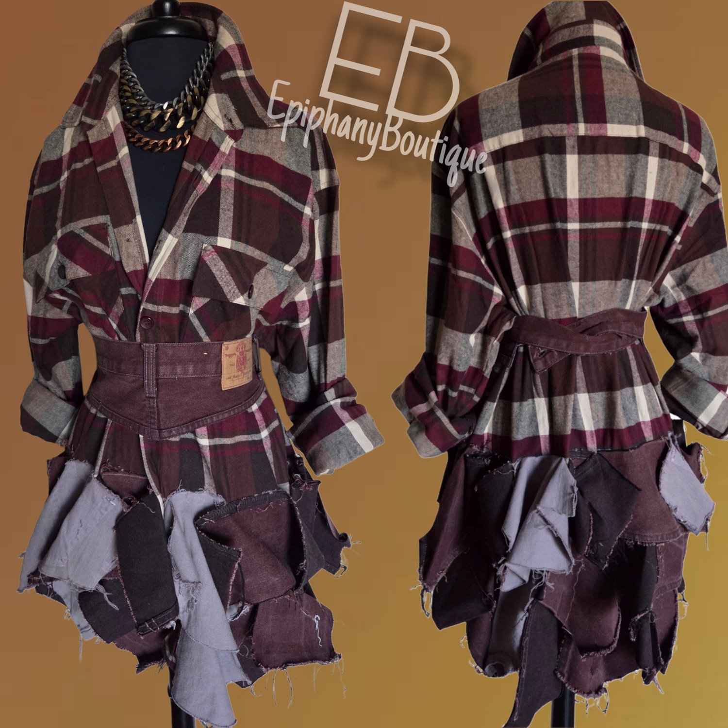 Image of The EB Custom Onya' Shirt/Dress: A & B