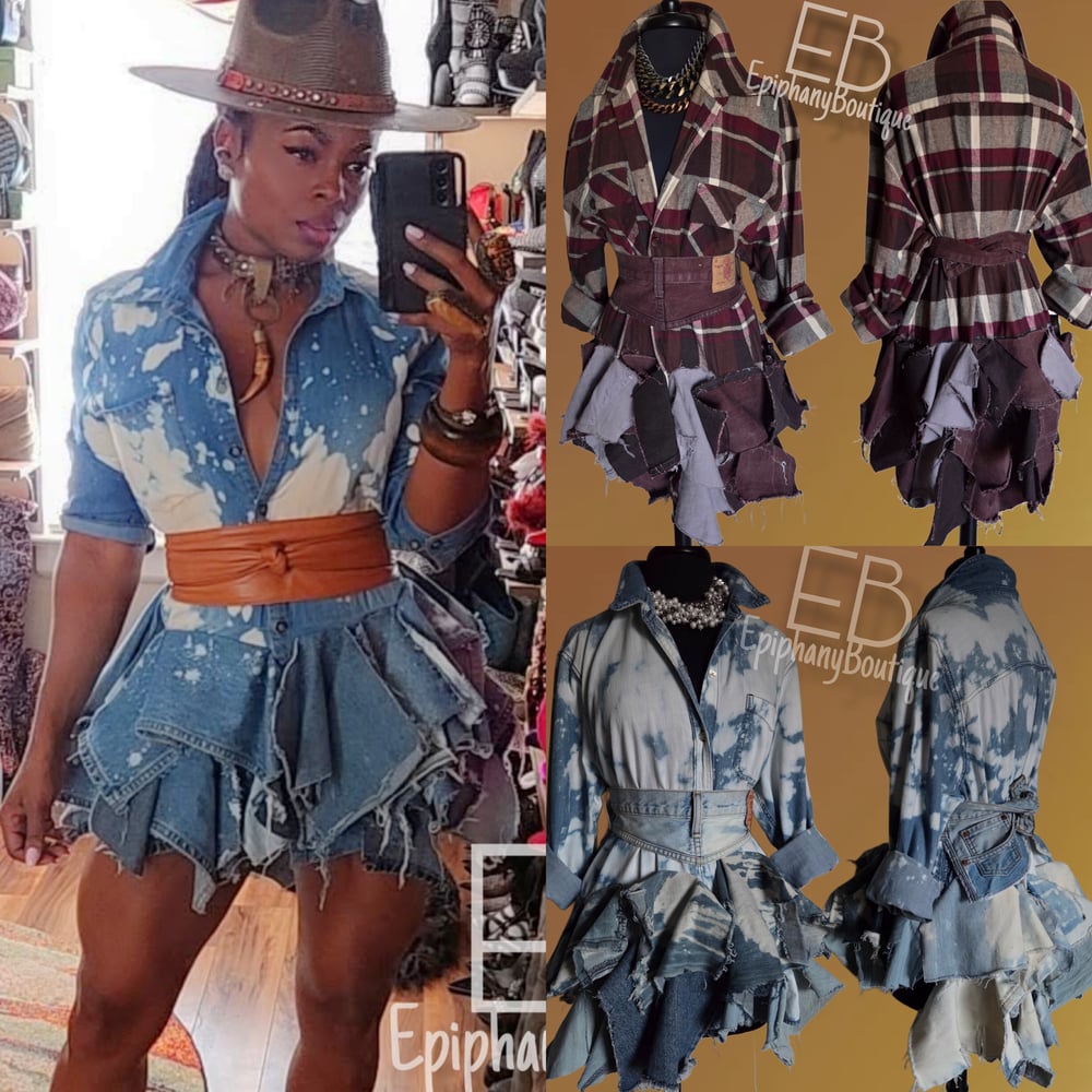 Image of The EB Custom Onya' Shirt/Dress: A & B