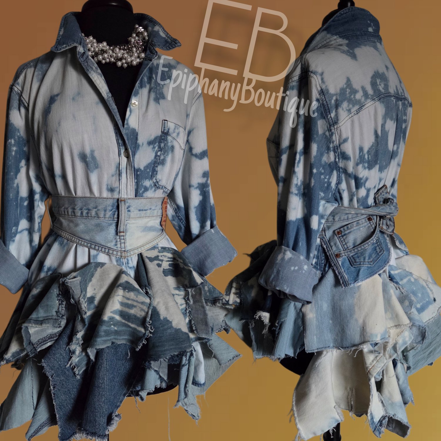 Image of The EB Custom Onya' Shirt/Dress: A & B