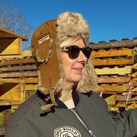 Image 1 of i156 - Aviator Hat - Brown