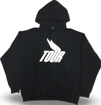Image 1 of Angel Wing BLACK Pullover Sample Hoodies - Until 11/1