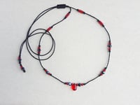 Image 1 of Hippie goth adjustable choker necklace - Handmade jewelry