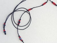 Image 5 of Hippie goth adjustable choker necklace - Handmade jewelry