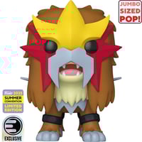 Image 2 of Pokemon Entei Jumbo 10-Inch Funko Pop! Vinyl Figure #1070 - 2025 Convention Exclusive