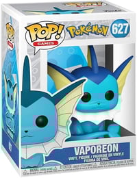 Image 1 of Pokemon Vaporeon Funko Pop! Vinyl Figure #627