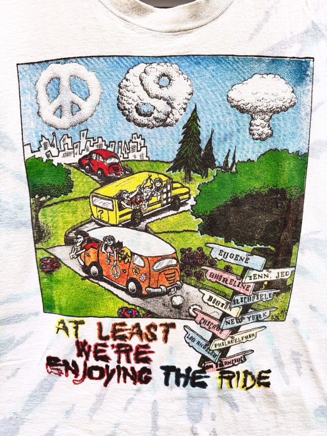 Grateful Dead 1995 Tour 'Enjoying the Ride' Lot T-Shirt - Fits L