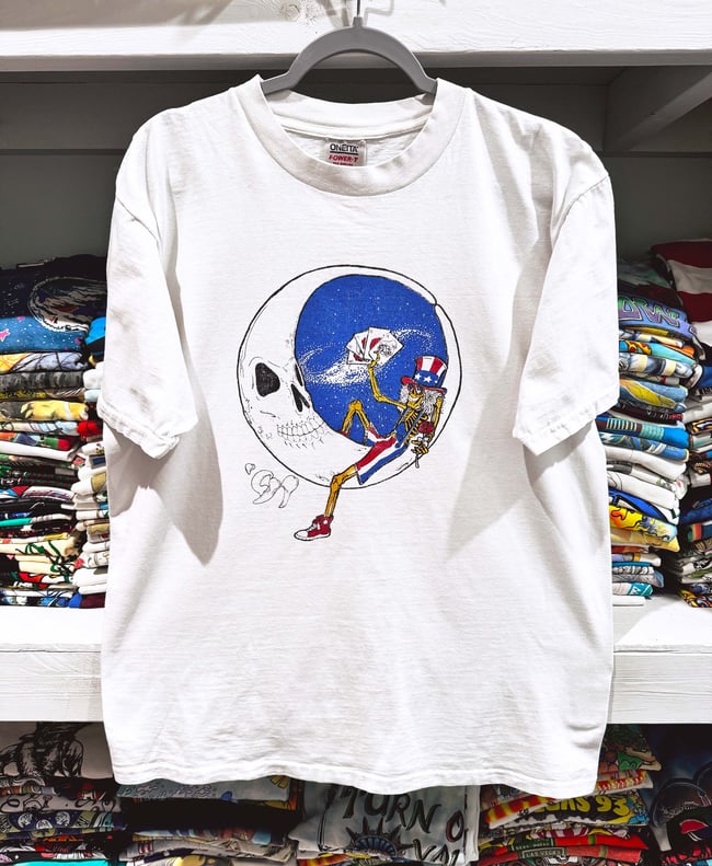 Grateful Dead 1991 Tour 'Smile' Lot T-Shirt - Size XL