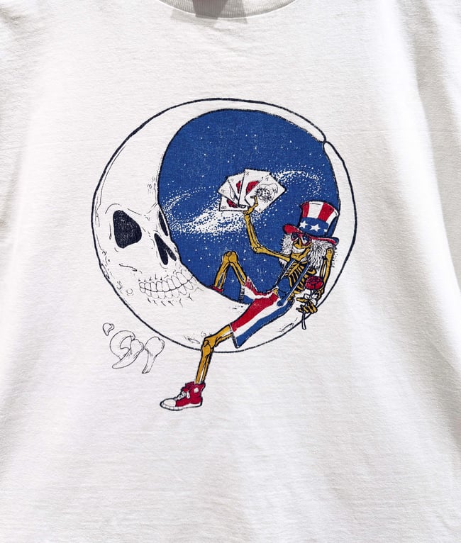 Grateful Dead 1991 Tour 'Smile' Lot T-Shirt - Size XL