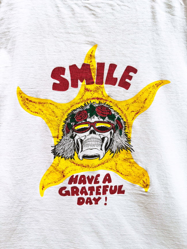 Grateful Dead 1991 Tour 'Smile' Lot T-Shirt - Size XL