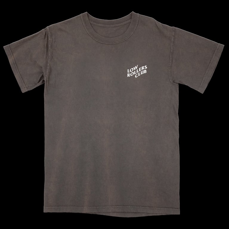 " MEMBERS " - COCOA EMBROIDERED TEE