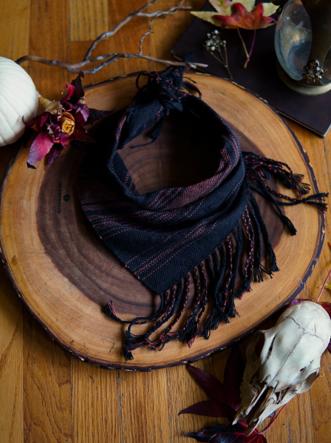 Image of Woven Kerchief -Cedar