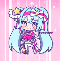 Image 1 of Retry Now Miku (Magical Girl) Charm