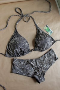 Image 1 of ♲ Light Sprinkle Bikini Set - 2XL Top / M Bottom 