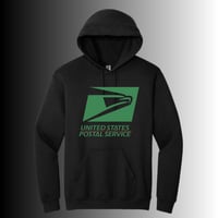 Image 1 of Black- USPS Hoodie Sweatshirt