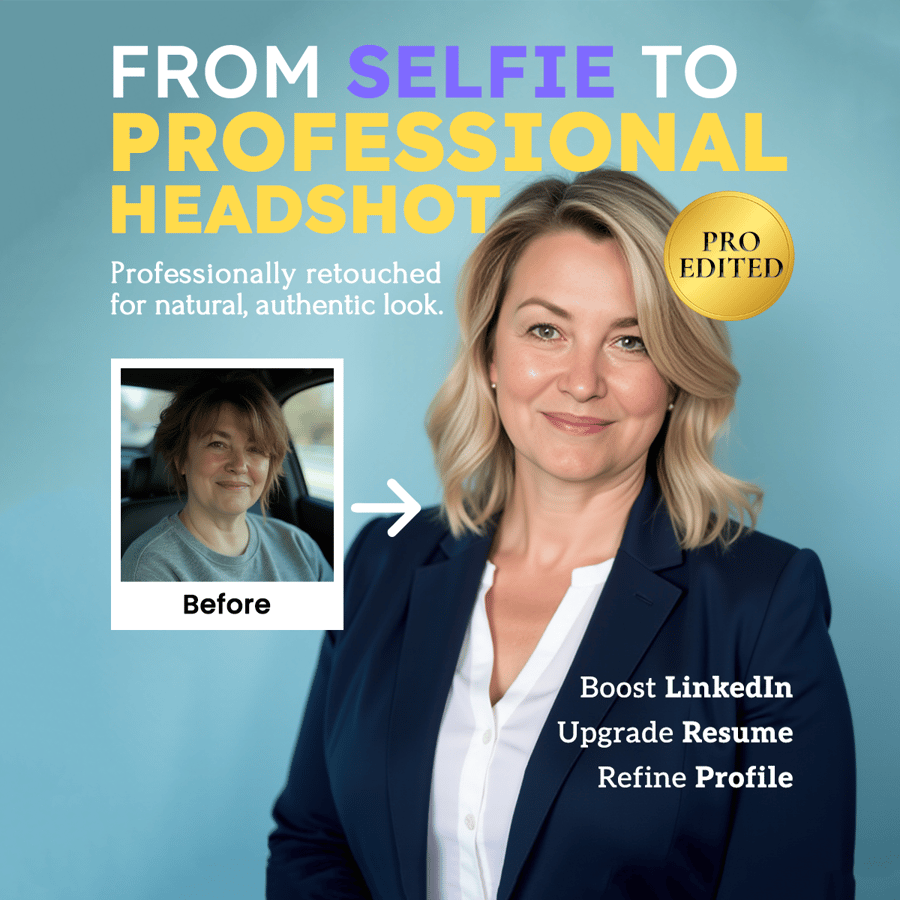 Image of Custom Professional Business Headshot - Linkedin profile picture, Resume, Real Estate Agent, Custom