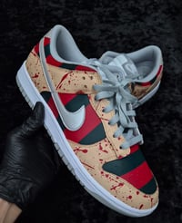 Image 2 of Custom Freddy Krueger Dunks