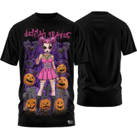 Image 1 of Delilah Graves - Jack O Lanterns T-Shirt (Black) + Digital Download
