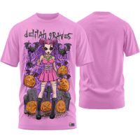 Image 1 of Delilah Graves - Jack O Lanterns T-Shirt (Soft Style) + Digital Download