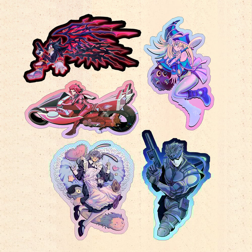 Large Holographic Stickers
