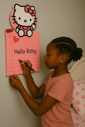 Hello Cat Dry Erase board 