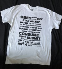 Image 2 of Anti Trust Skateboards They Live Shirt