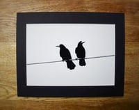 Image 4 of The Silent Treatment - a4 Mounted Print.