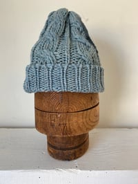 Image 3 of Beanie - Light Sky Cable £58.00