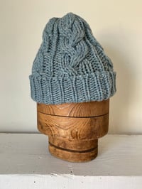 Image 4 of Beanie - Light Sky Cable £58.00